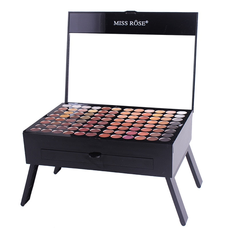 MISS ROSE 180 cores - caixa de sombra para os olhos, com bandeja de maquiagem.