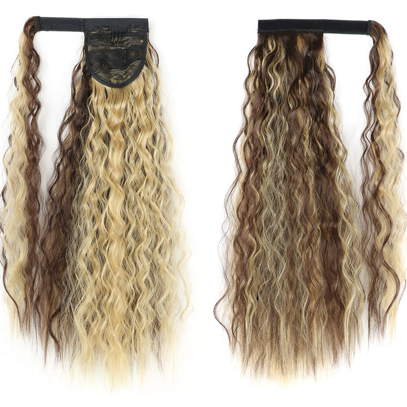 MERISIHAIR - Cabelo Sintético Longo, Reto, Moldável, c/ Presilha, Rabo de Cavalo, Extensão de Cabelo - Resistente ao Calor.