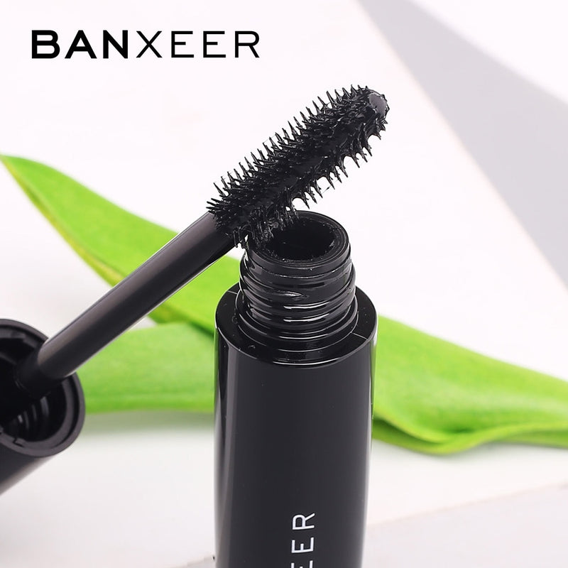 BANXEER Fluffy Máscara de Volumização - Maquiagem 4D Fibra da seda para seus cílios - Mascara À Prova D' Água Rimel 3D Mascara Extension e curvatura.