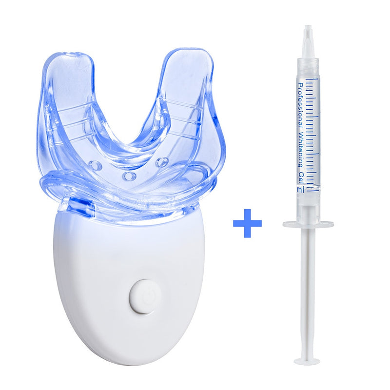 Kit de clareamento dental com LED acelerador. Peróxido Gel.