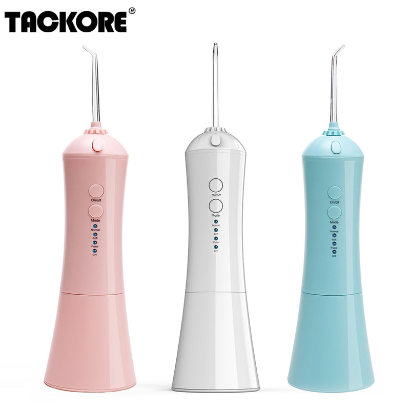 3 Modos - Irrigador Oral Elétrico Portátil USB Recarregável.