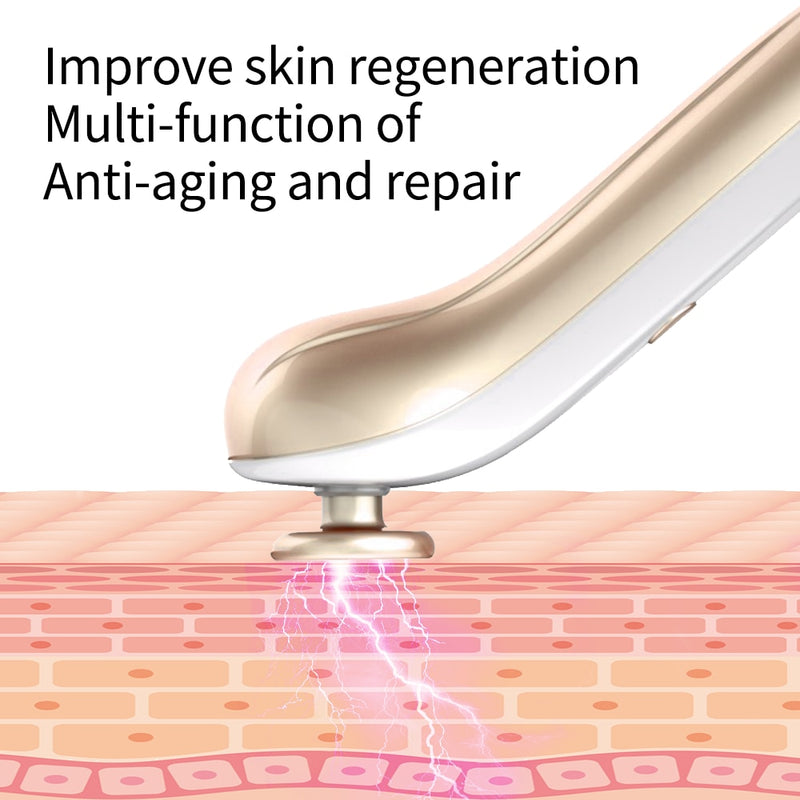 Plasma Facial com Laser de Luz Azul - Dispositivo de Tratamento de Ozônio - Remoção de Cicatrizes e Acne Anti-rugas.