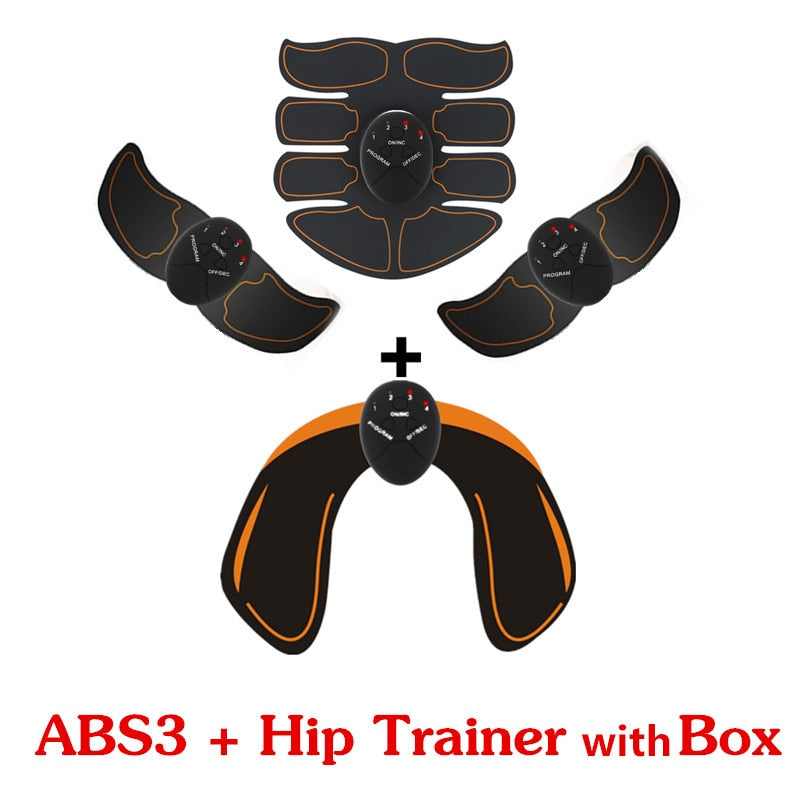 Máquina abdominal estimulador muscular elétrico ABS ems - Trainer fitness - Perda de peso e tonificação muscular por eletroestimulação.