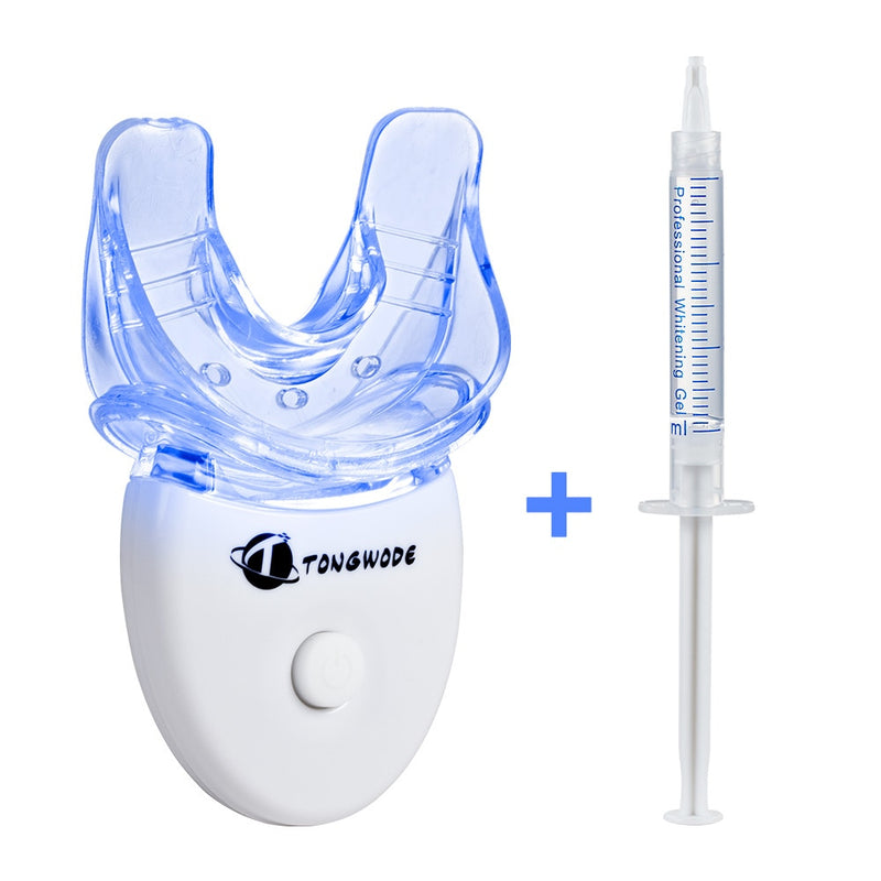 Kit de clareamento dental com LED acelerador. Peróxido Gel.