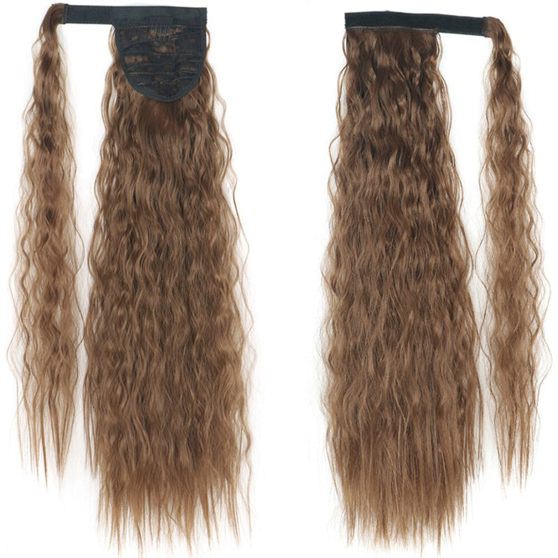 MERISIHAIR - Cabelo Sintético Longo, Reto, Moldável, c/ Presilha, Rabo de Cavalo, Extensão de Cabelo - Resistente ao Calor.