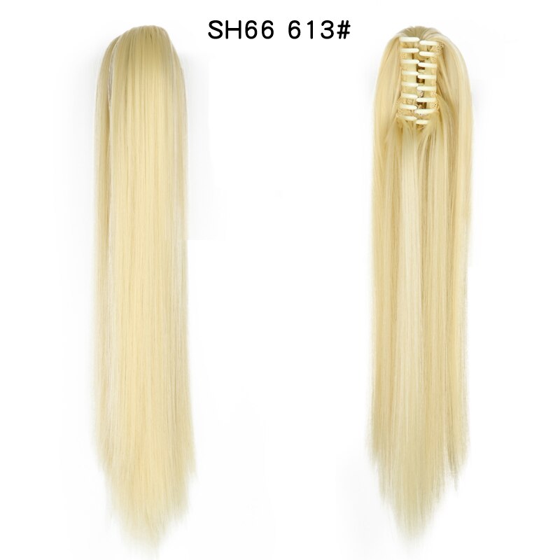 LISI GIRL Cabelo Sintético Feminino - Rabo de Cavalo com Presilhas.