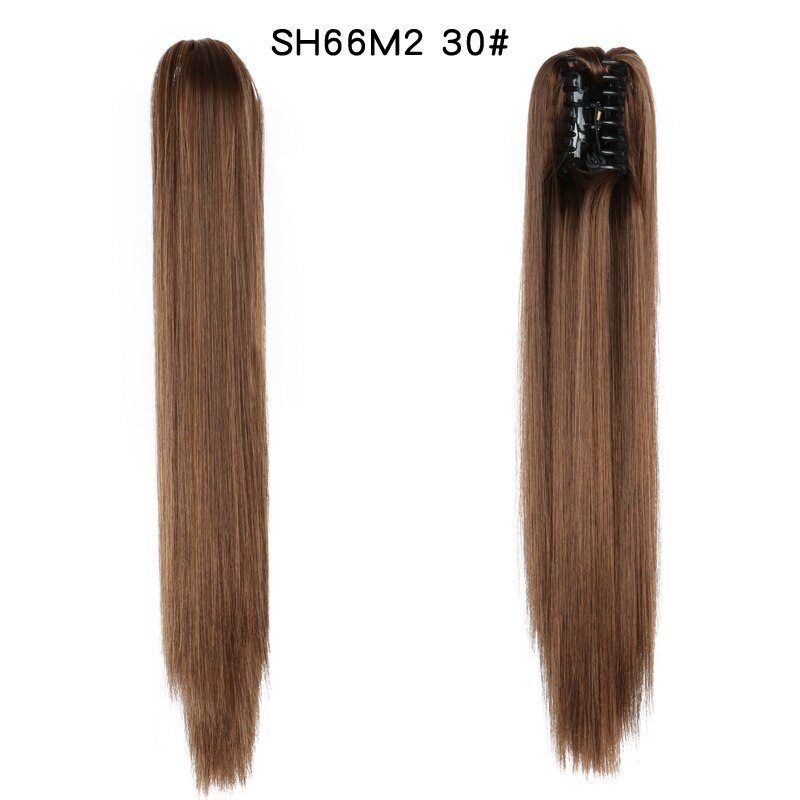 LISI GIRL Cabelo Sintético Feminino - Rabo de Cavalo com Presilhas.