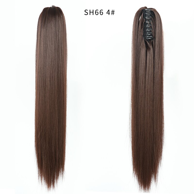 LISI GIRL Cabelo Sintético Feminino - Rabo de Cavalo com Presilhas.